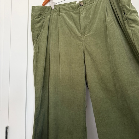 By Anthropologie Pleated Wide Leg Corduroy Trousers - Picture 10 of 12